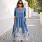 Nelia | Vestido maxi floral