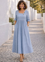 Clara | Vestido midi elegante