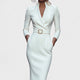 Maye™ Refined Black Dress + FREE belt