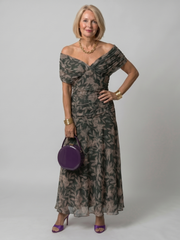 Calen™ Off Shoulder Flow Midi Dress
