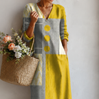 Renata™ - Vestido de lino desenfadado