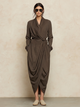 Roberta™ Wrap Tie-Waist Maxi Dress