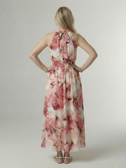 Sylin™ Gathered Halter Midi Dress