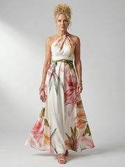 Amiel™ Light Floral Maxi Dress