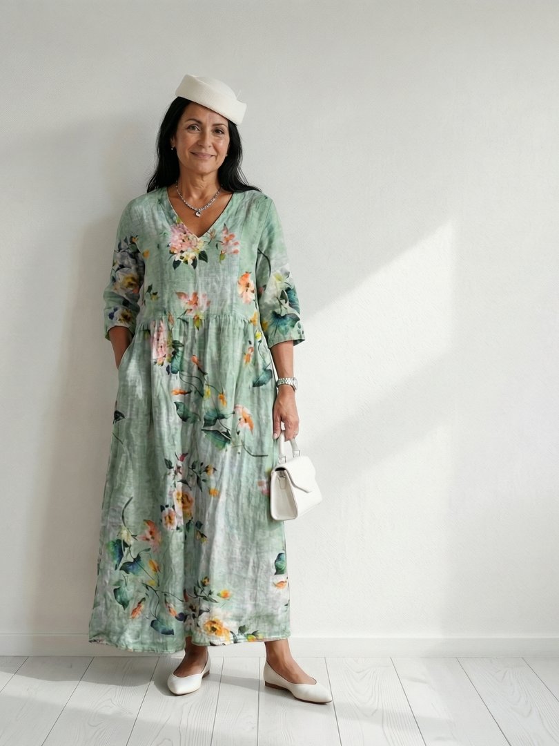 Rebeca | Vestido Midi de Suave Sujeción