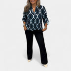 Petra – Blusa con patrón gráfico