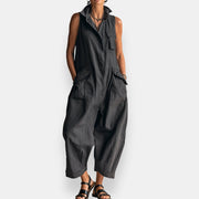 Janet™ Sleeveless Cargo Jumpsuit