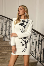 VENUS | MINI VESTIDO CON BORDADO FLORAL