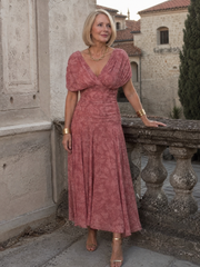 Calen™ Off Shoulder Flow Midi Dress