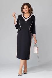 Alexa™ Elegant V-neck dress
