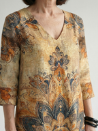 Diana | Vestido Midi Floral Suave