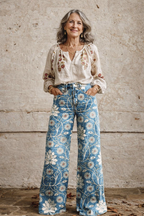 Valentina - Pantalón Bohemio Vintage