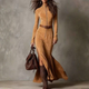 Meghan™ Suede Maxi Dress