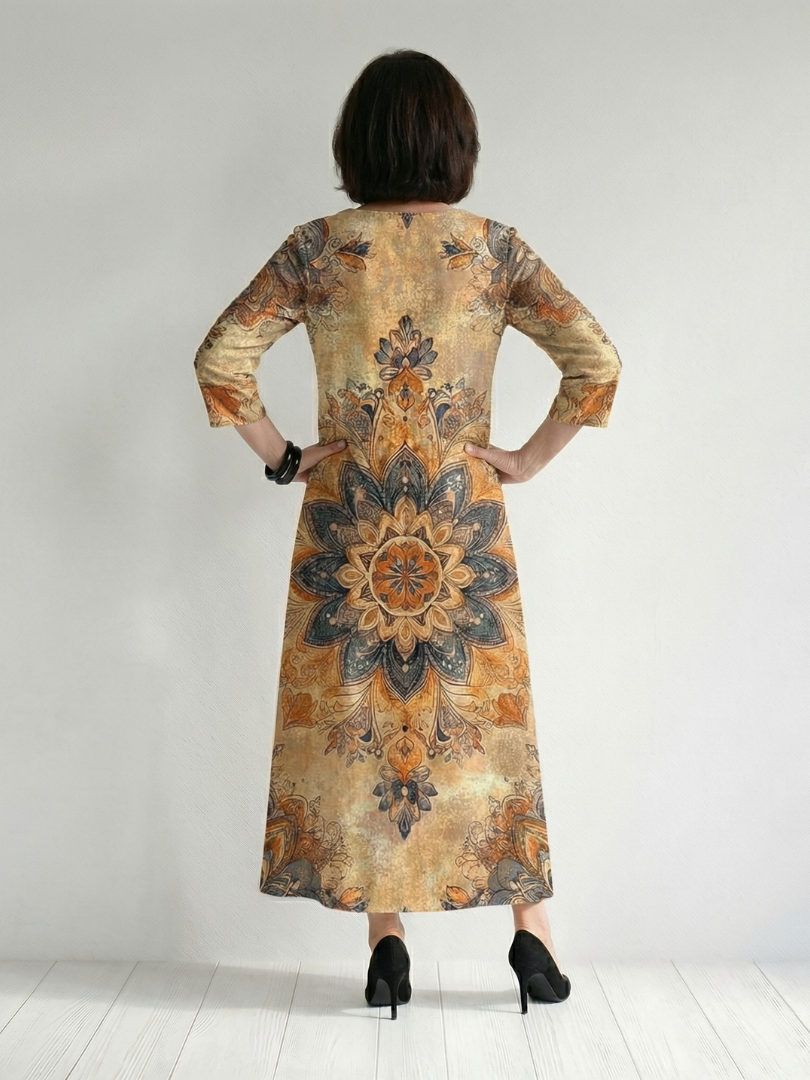 Diana | Vestido Midi Floral Suave