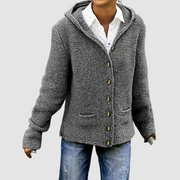 Norina™ Premium Knitted Hooded Cardigan