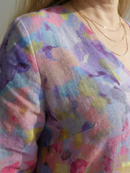 Isabella | Vestido Midi Floral Abstracto
