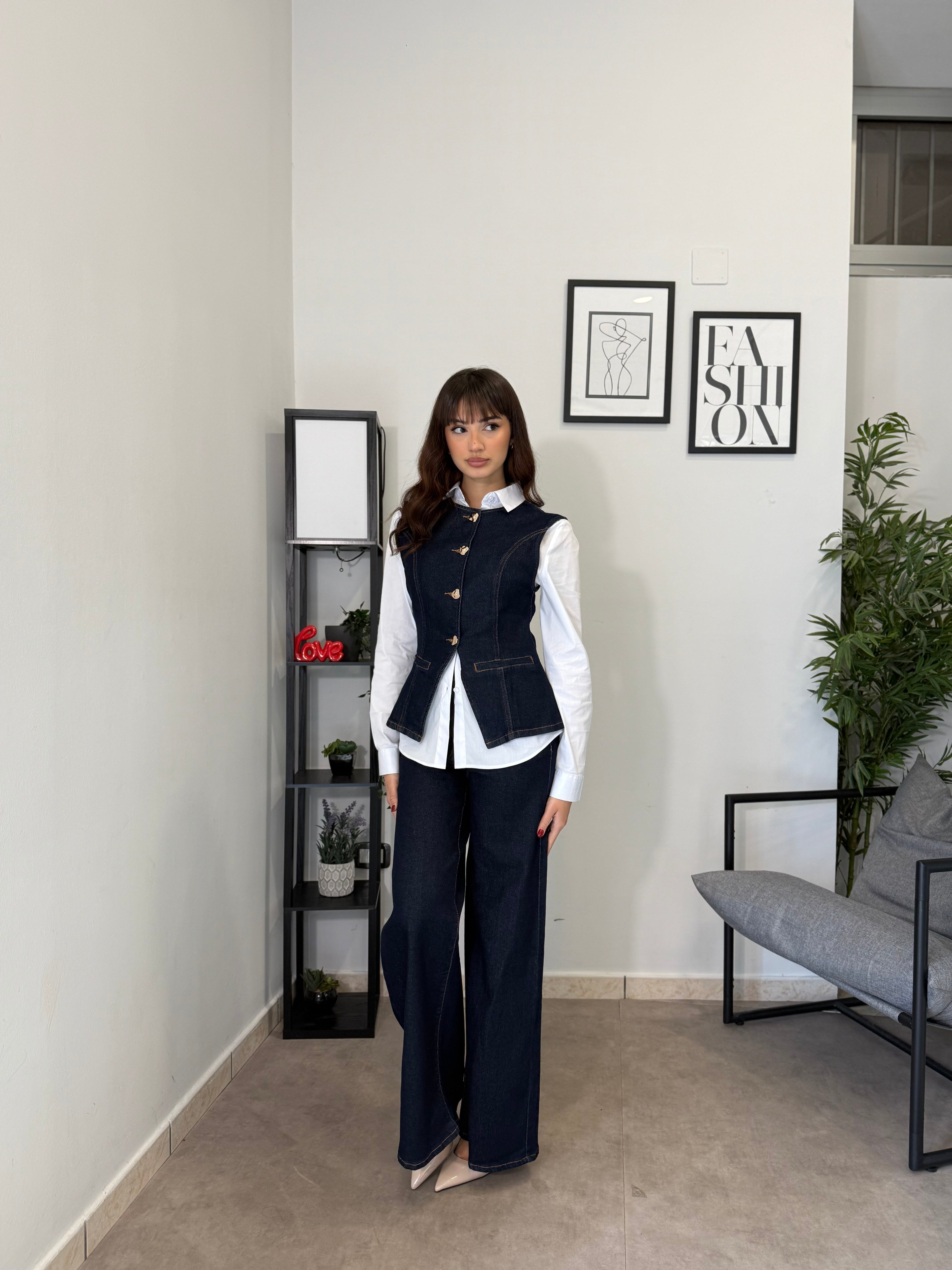 Set-Coordinato in Denim 1086