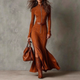 Meghan™ Suede Maxi Dress