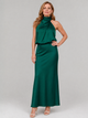 Nopal™ Sleeveless Draped Neck Midi Dress