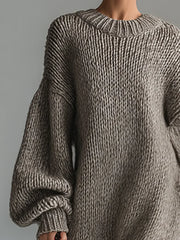 Zelia™ Elegant Casual Knitted Maxi Dress