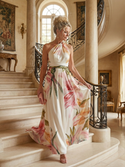 Amiel™ Light Floral Maxi Dress