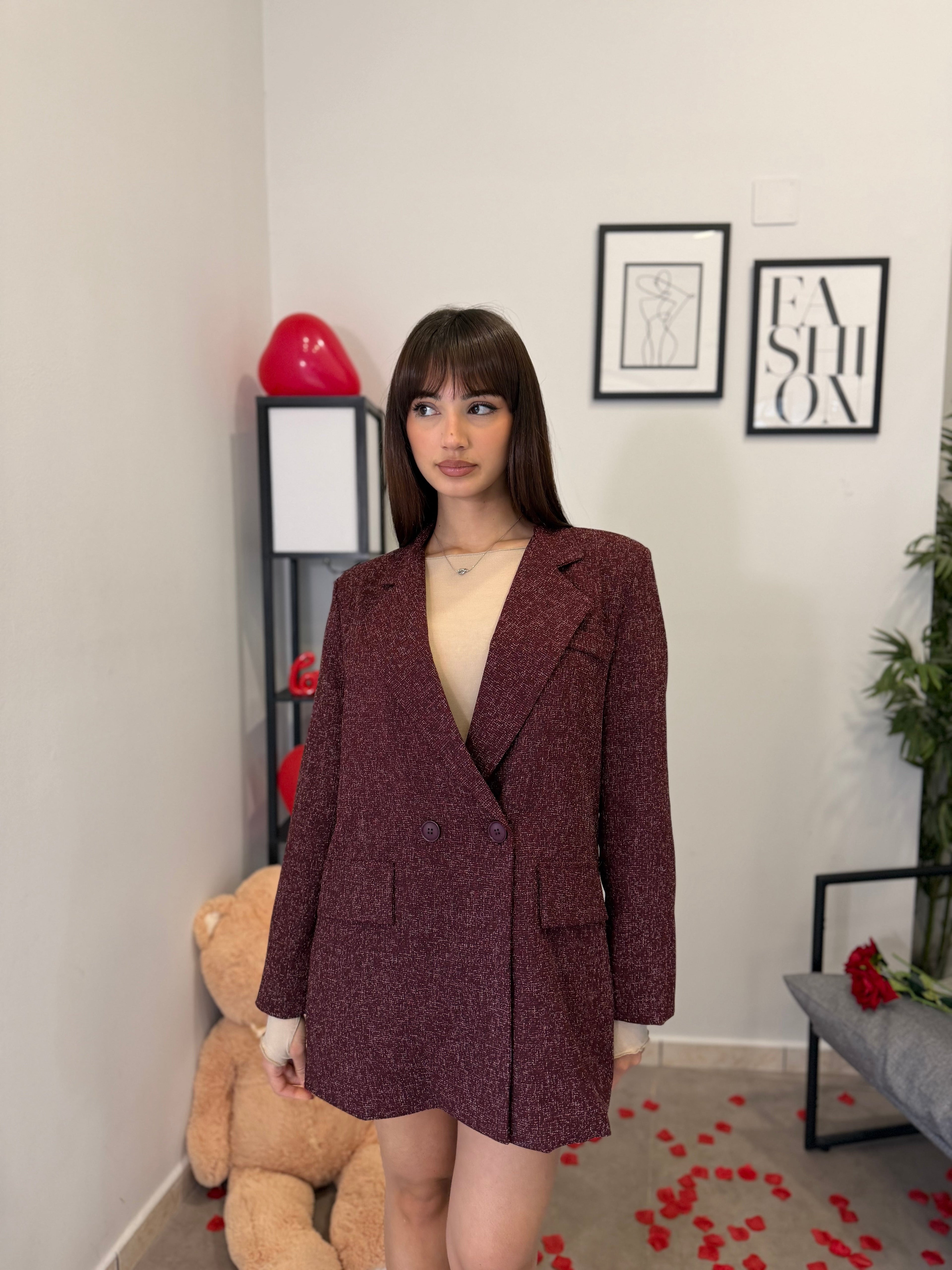 Blazer Long Melange 2603