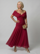 Calen™ Off Shoulder Flow Midi Dress