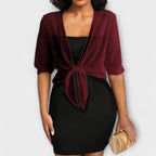 Olivia - Blusa con parte delantera abierta