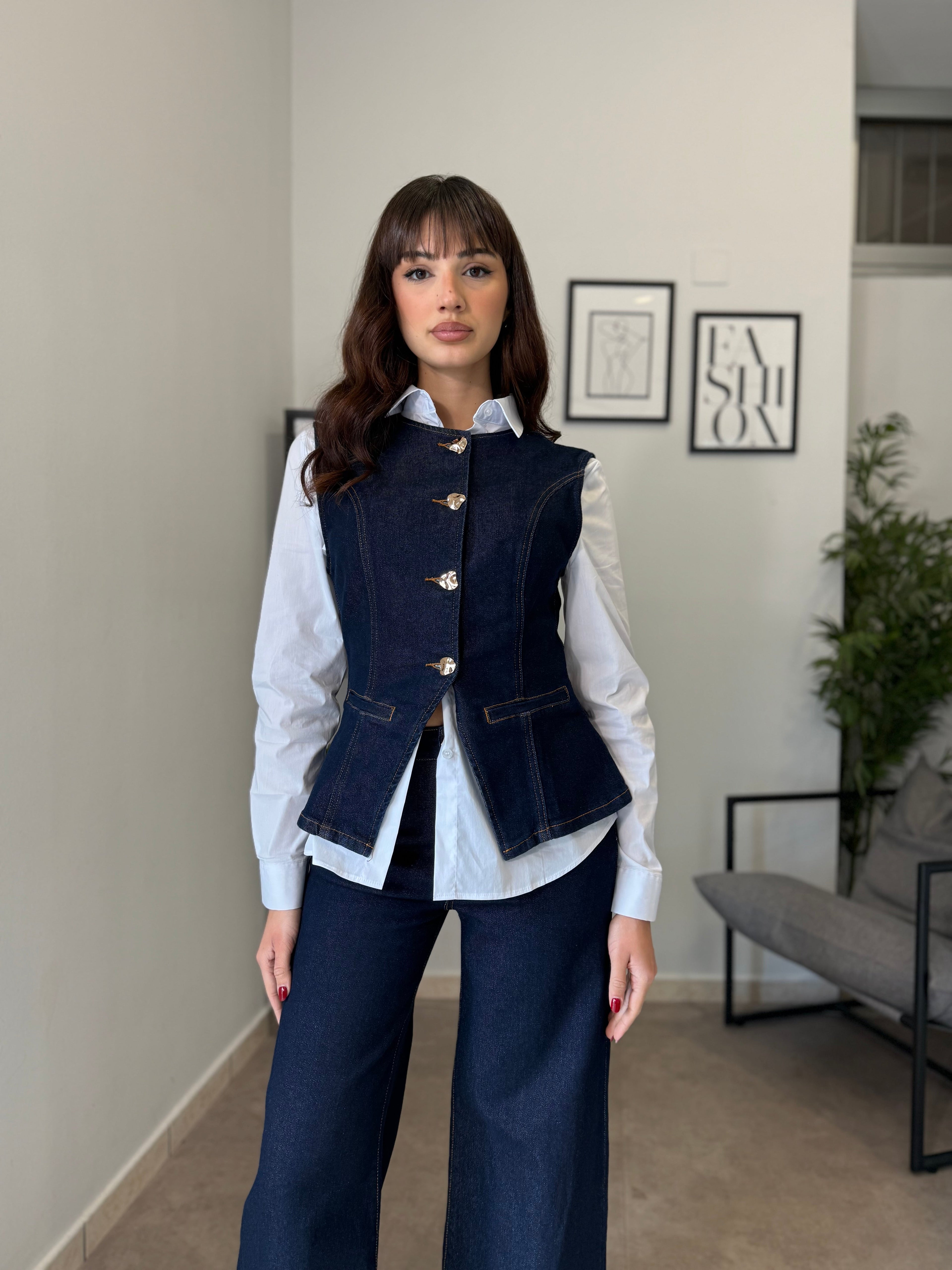 Set-Coordinato in Denim 1086