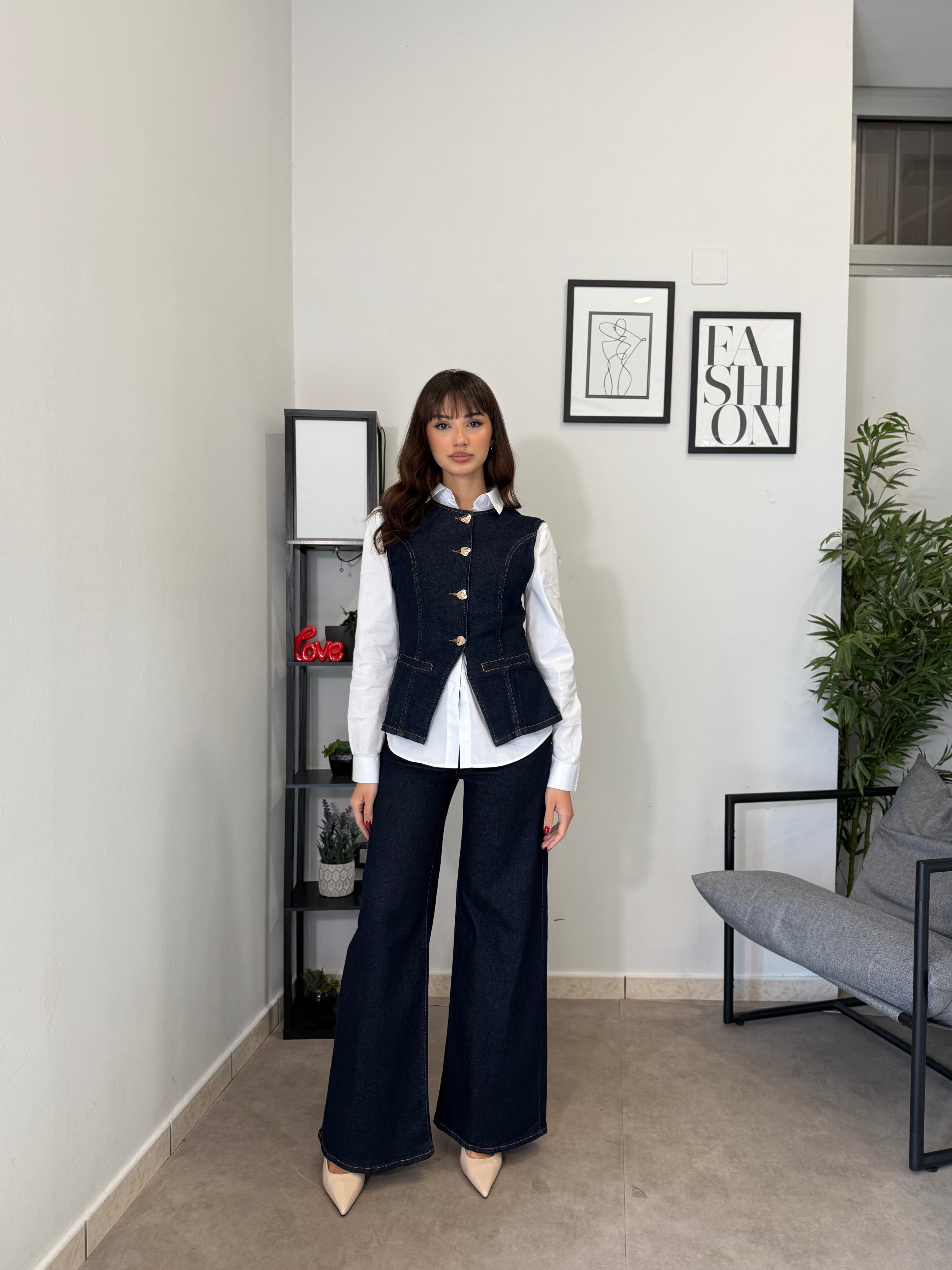 Set-Coordinato in Denim 1086