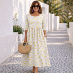 Susana | Vestido Floral con un Toque de Verano