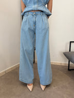 Set-Coordinato denim Chiaro 001