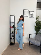 Set-Coordinato denim Chiaro 001