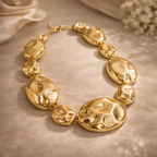 Collar Dorado de Eslabones