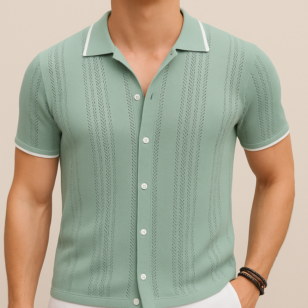 Camisa de Punto Transpirable para Hombre