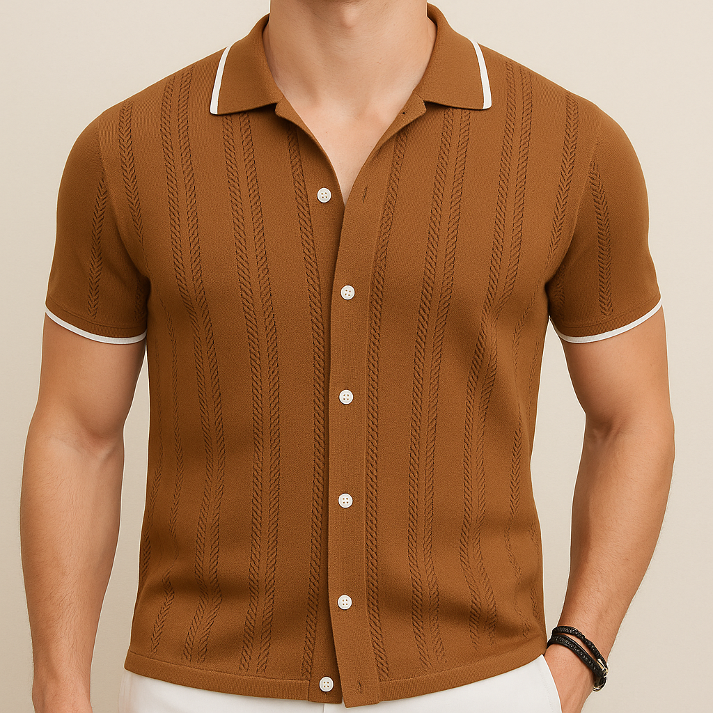 Camisa de Punto Transpirable para Hombre