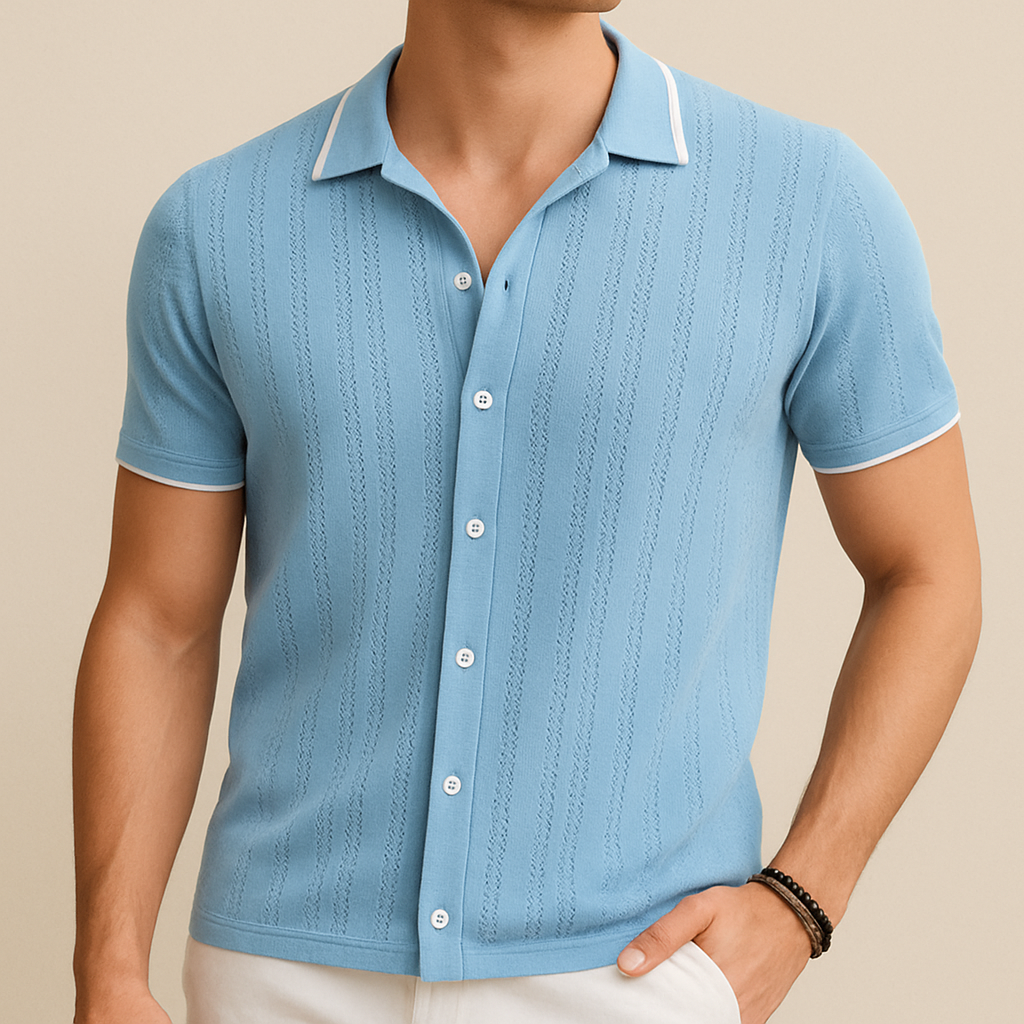 Camisa de Punto Transpirable para Hombre