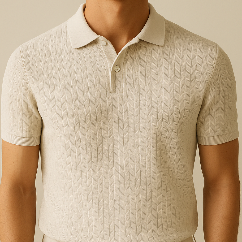 Polo de Hombre con Cuello Moderno