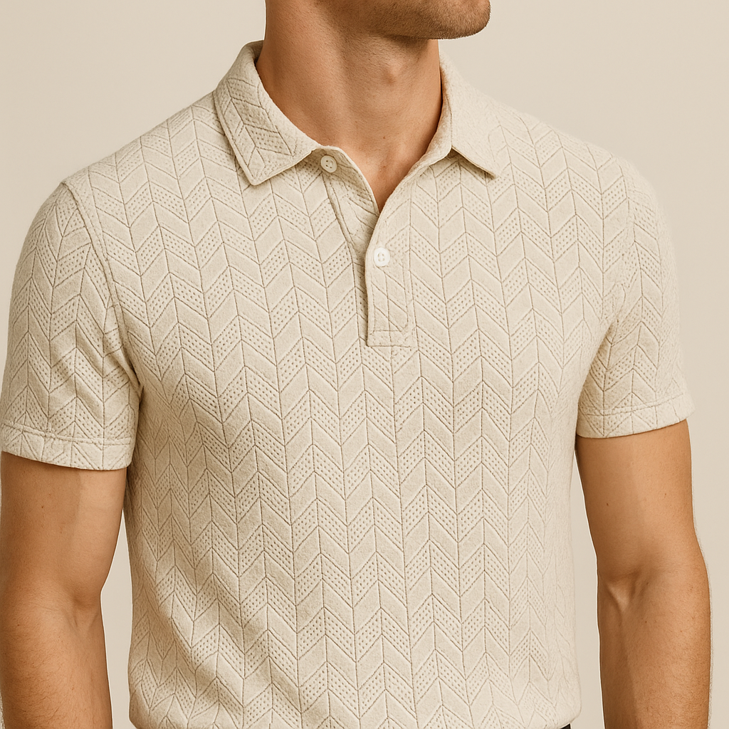 Polo de Hombre con Cuello Moderno