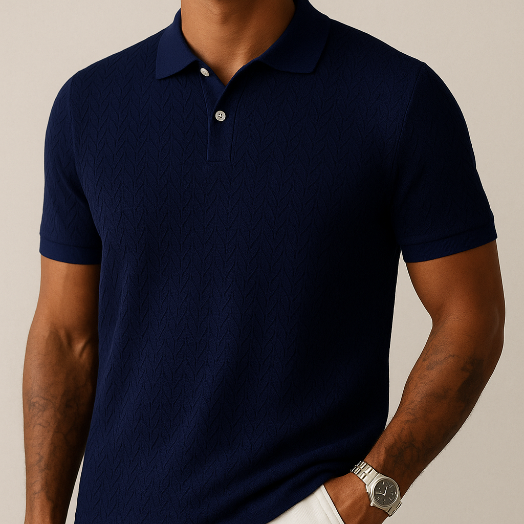 Polo de Hombre con Cuello Moderno