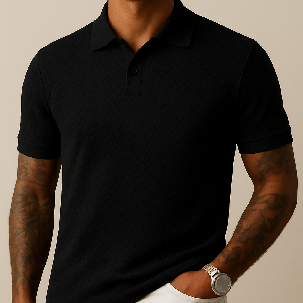 Polo de Hombre con Cuello Moderno