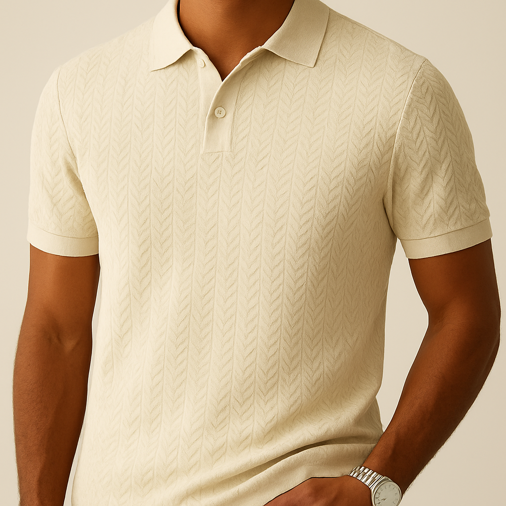 Polo de Hombre con Cuello Moderno