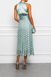 Eunice™ Halter Neck Midi Dress