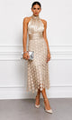 Eunice™ Halter Neck Midi Dress