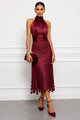 Eunice™ Halter Neck Midi Dress