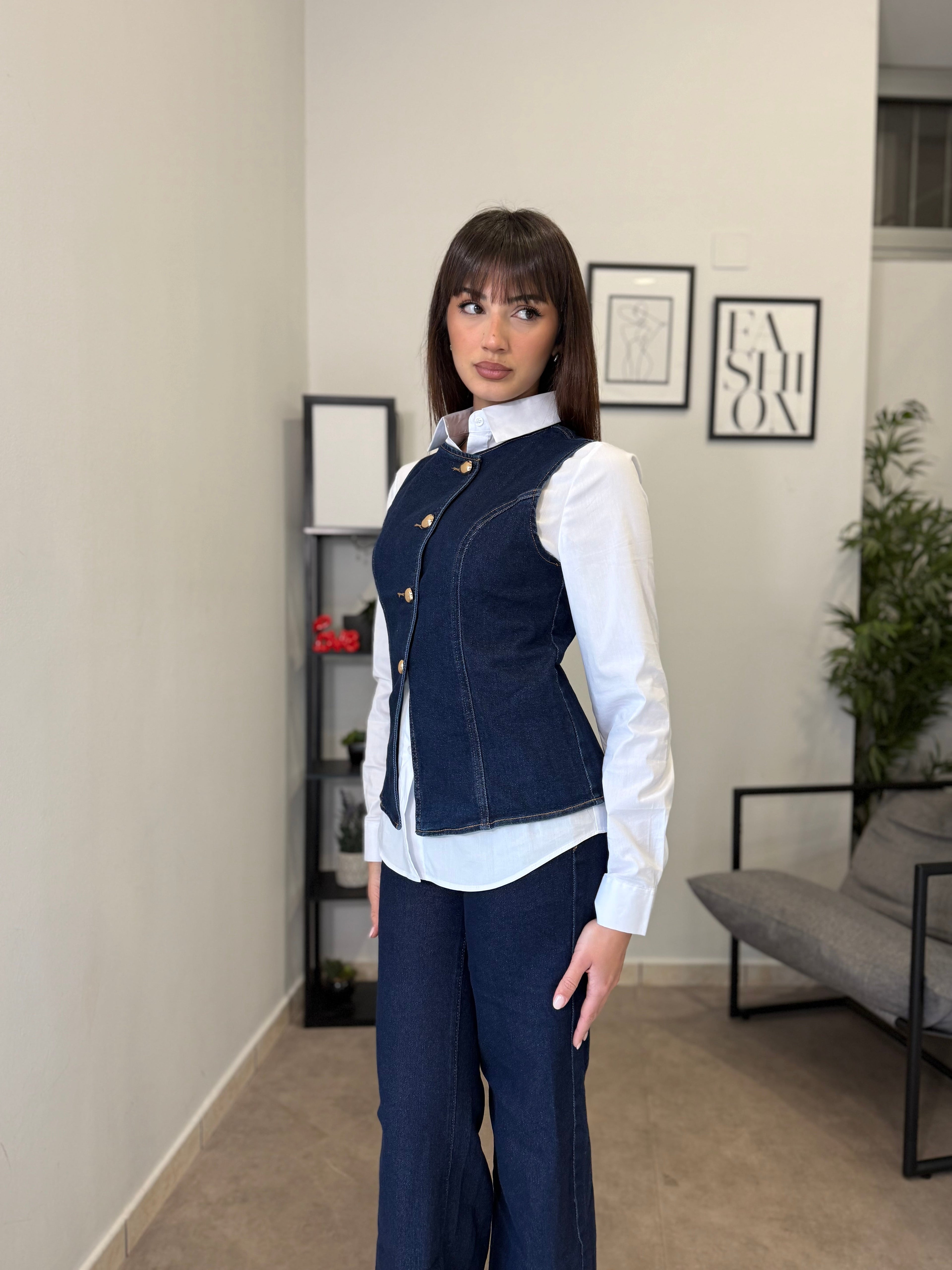 Set-Coordinato in Denim 1086