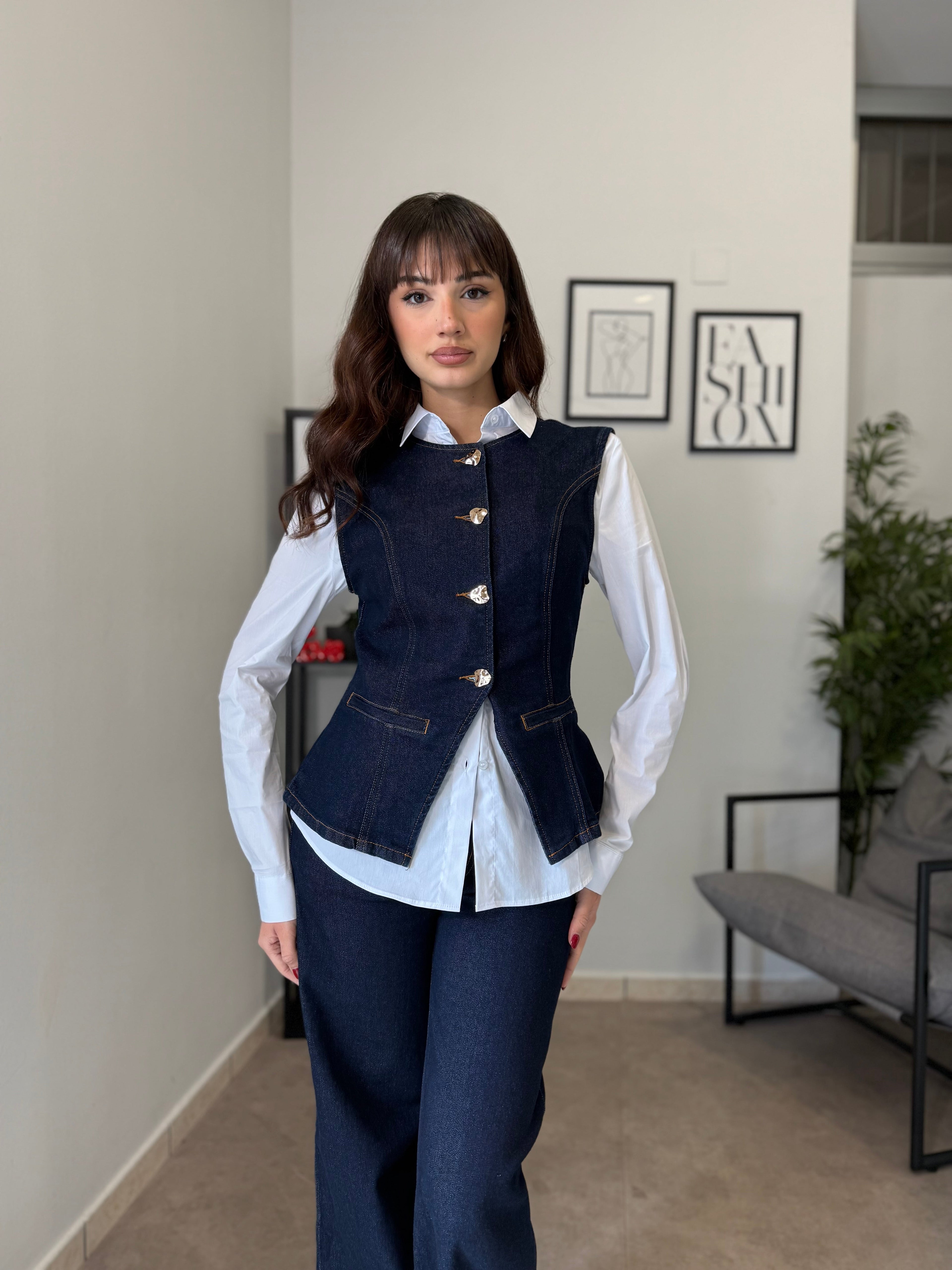 Set-Coordinato in Denim 1086