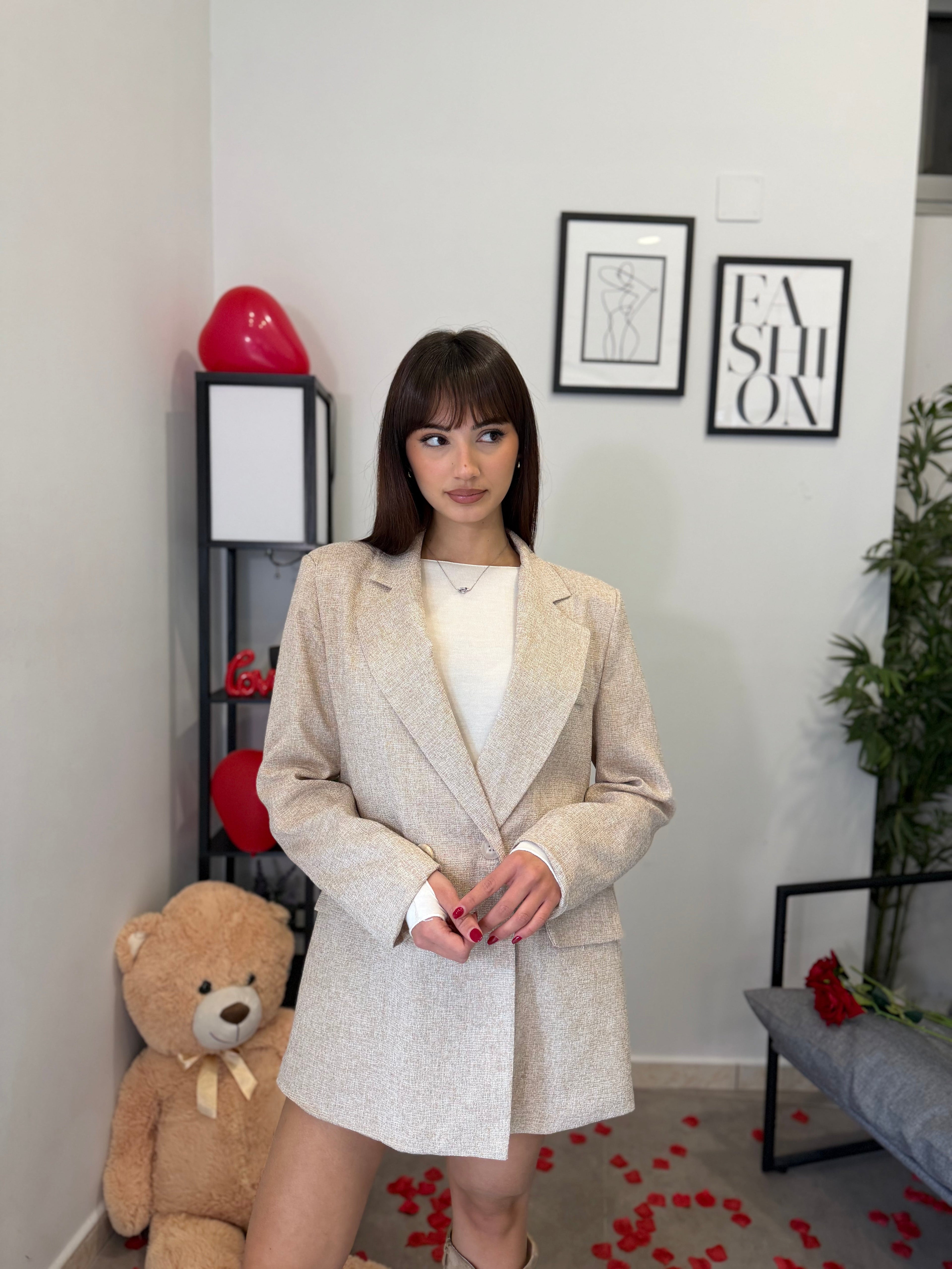 Blazer Long Melange 2603