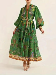 Coralie™ Floral Print Maxi Dress