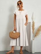 GABRIELA™ | VESTIDO MIDI FLUIDO DE ELEGANCIA ATEMPORAL